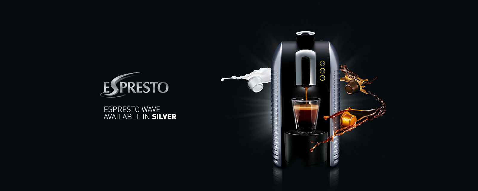 Espresto wave available in silver